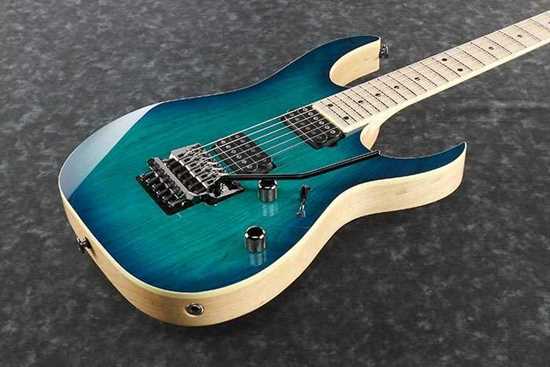 Ibanez Rg Ahm Ngb Nebula Green Burst Prestige Musikcentralen