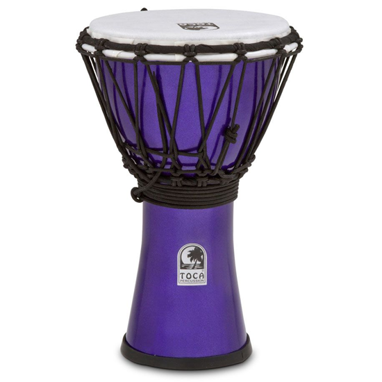 Bild på Toca Freestyle Colorsound 7” Djembe  Metallic Indigo