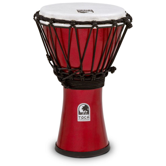 Bild på Toca Freestyle Colorsound 7” Djembe  Metallic Red