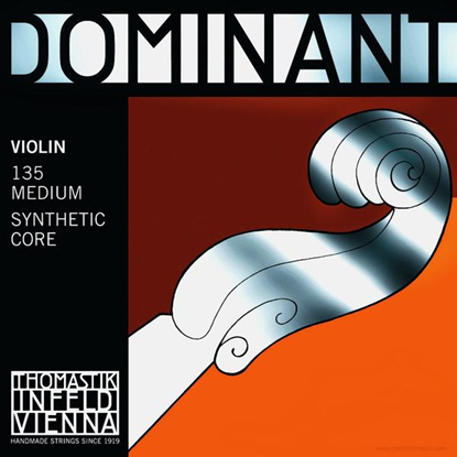 Bild på Thomastik Dominant Violinset Syntetic Core 4/4 135 Medium