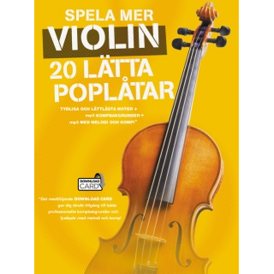 Bild på Spela mer violin - 20 lätta poplåtar