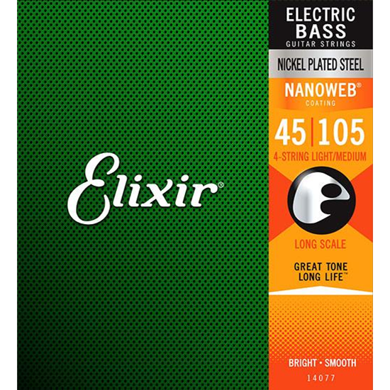 Bild på Elixir Nanoweb® Light-Medium 045-105