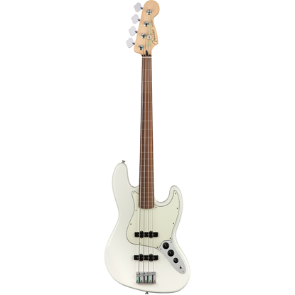 Fender Player Jazz Bass® Fretless Pau Ferro Fingerboard Polar Whit