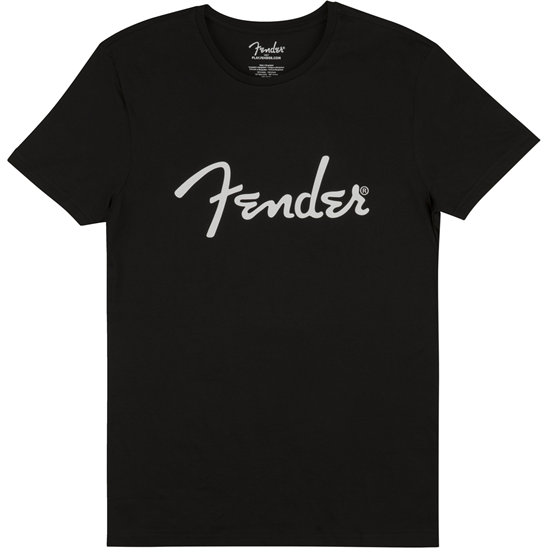 Bild på Fender Spaghetti Logo Mens T-Shirt Black Medium