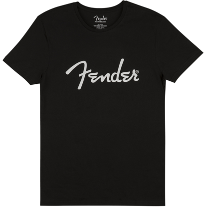 Bild på Fender Spaghetti Logo Mens T-Shirt Black Large
