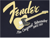 Bild på Fender Original Telecaster Men's Tee  Navy/Blonde Large