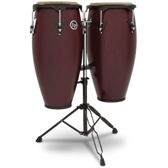 Bild på Latin Percussion LP646NY-DW  Conga Set 10" &  11" Dark Wood