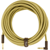 Fender Deluxe Series Instrument Cable 25' Angled Tweed
