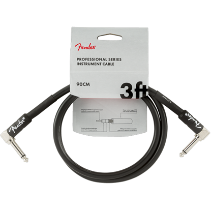 Fender Professional Series Instrument Cable 3' Black
