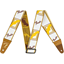 Bild på Fender® WeighLess™ Monogram Strap White