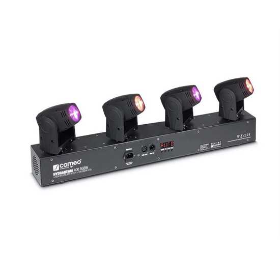 Bild på Cameo HYDRABEAM 400 RGBW Lighting Set with 4 Ultra-fast 10 W CREE RGBW Quad LED Moving Heads