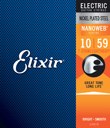 Bild på Elixir Nanoweb® 7-string Light Heavy 010-059