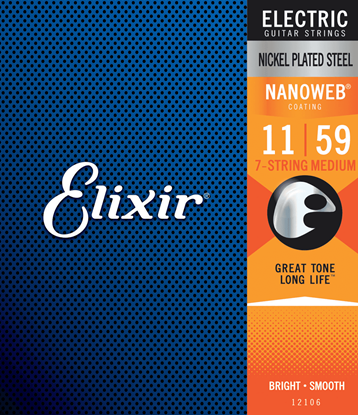 Bild på Elixir Nanoweb® 7-string Medium 011-059