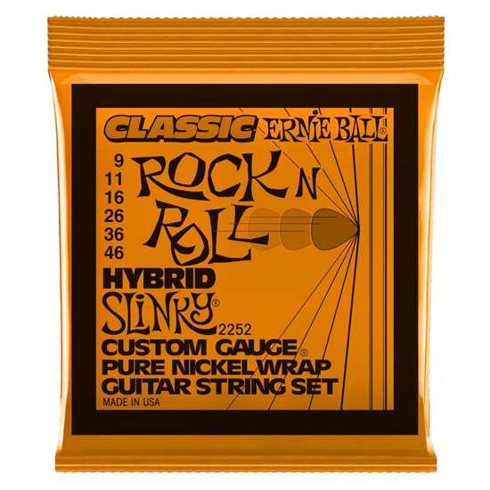 Bild på Ernie Ball 2252 Classic Hybrid Slinky Pure Nickel