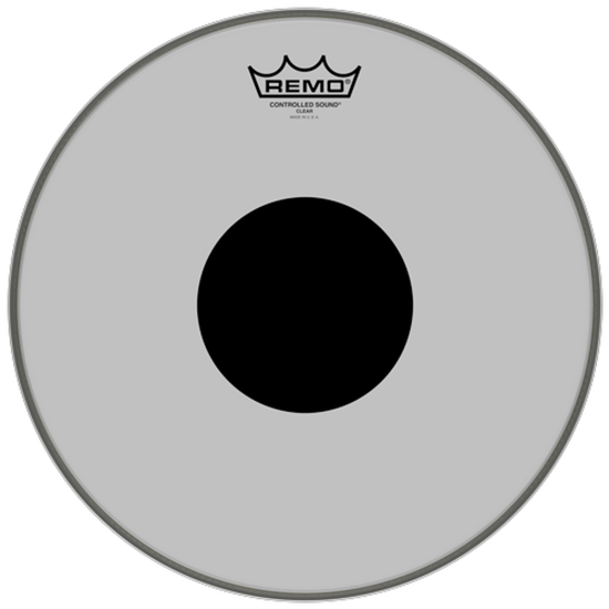 Remo Controlled Sound® Clear Black Dot™ Drumhead Top Black Dot™ 13