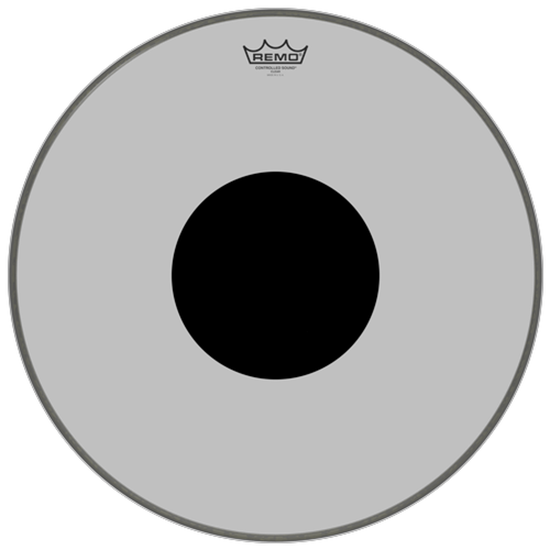 Remo Controlled Sound® Clear Black Dot™ Bass Drumhead Top Black Dot™ 20"