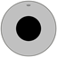 Remo Controlled Sound® Clear Black Dot™ Bass Drumhead Top Black Dot™ 34"