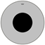 Remo Controlled Sound® Clear Black Dot™ Bass Drumhead Top Black Dot™ 36"