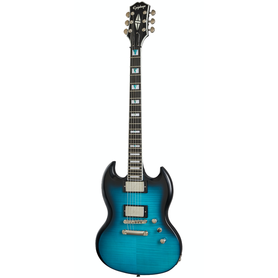 Epiphone SG Prophecy Blue Tiger Aged Gloss