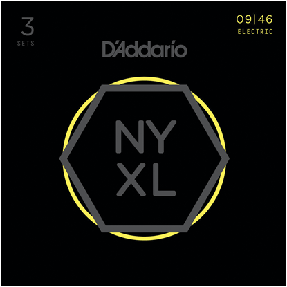 D'Addario NYXL0946-3P Super Light Top Regular Bottom