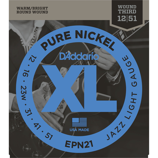 D'Addario EPN21 Pure Nickel 
