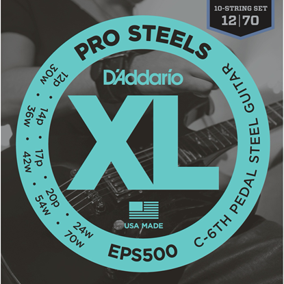 D'Addario EPS500 Pro Steels C-6th Pedal Steel Strings