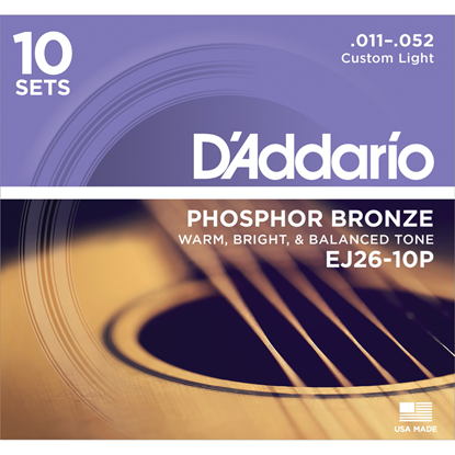 D'Addario EJ26-B25 Phosphor Bronze