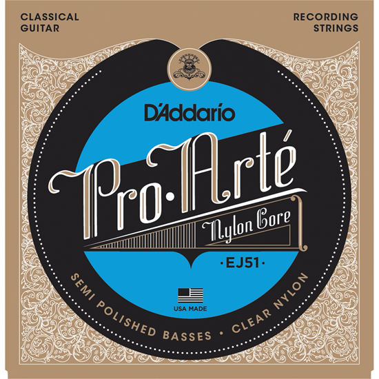 D'Addario EJ51 Pro Arté Hard Tension Polished 