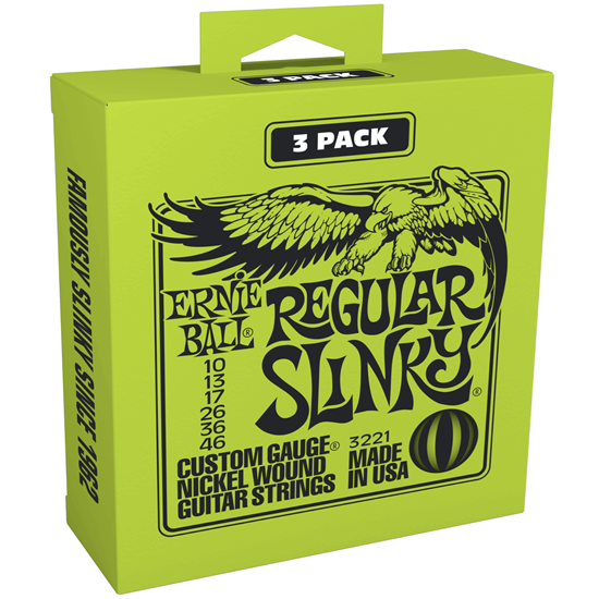 Bild på Ernie Ball 3221 Regular Slinky 3-pack