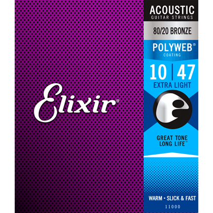 Bild på Elixir Polyweb® Bronze Extra Light 010-047