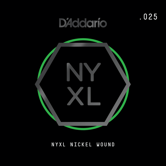 D'Addario NYNW025 NYXL Nickel Wound