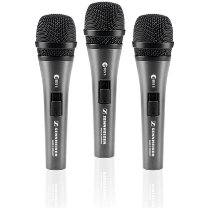 Bild på Sennheiser E 835S 3-pack  Live Performance Microphone