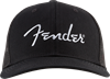 Bild på Fender® Silver Thread Logo Snapback Trucker Hat, Black One Size