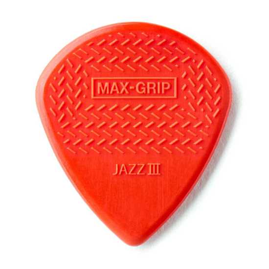 Bild på Dunlop MAX-GRIP® JAZZ III NYLON PICK