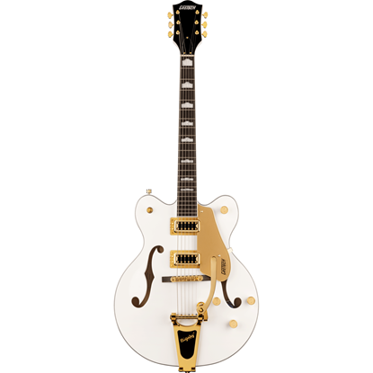 Bild på Gretsch G5422TG Electromatic® Classic Hollow Body Double-Cut with Bigsby® Gold Hardware Laurel Fingerboard  Snowcrest White