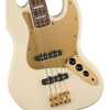 Squier 40th Anniversary Jazz Bass® Gold Edition Olympic White