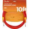 Fender Deluxe Ombré Instrument Cable 10' Tequila Sunrise 