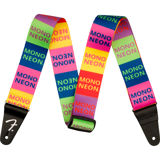 Bild på Fender MonoNeon Logo Strap Multi-Color  2"