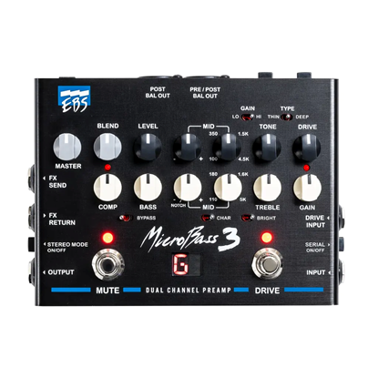Bild på EBS MicroBass 3 Professional Outboard Preamp