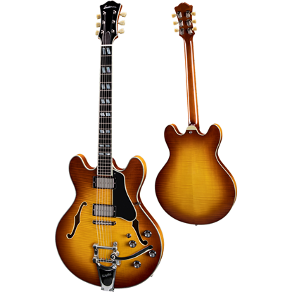 Bild på Eastman Thinline  T486B Goldburst Bigsby