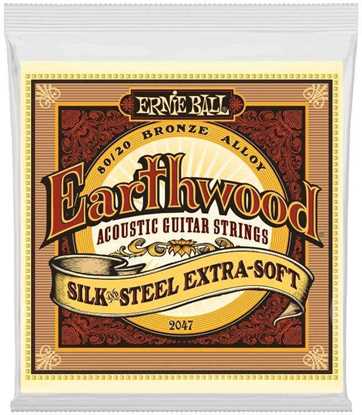 Bild på Ernie Ball 2047 Earthwood Bronze Alloy Silk & Steel Extra Soft
