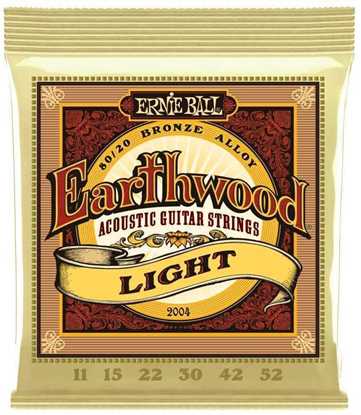 Bild på Ernie Ball 3004 Earthwood 80/20 Bronze Alloy Light 3-pack