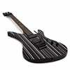 Bild på Schecter Synyster Standard Gloss Black with Silver Pin Stripes