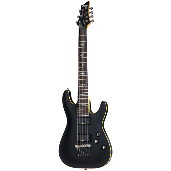 Bild på Schecter Demon 7 Aged Black Satin