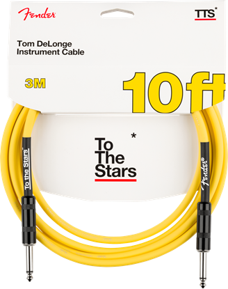 Bild på Fender Tom DeLonge 10' To The Stars Instrument Cable Graffiti Yellow