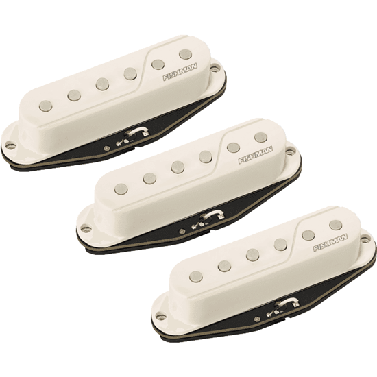 Bild på Fishman Fluence Single Width Pickup Sets White EFI PRF-STR-WH3