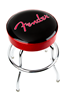 Bild på Fender® Red Sparkle Logo Barstool Black/Red Sparkle 24"