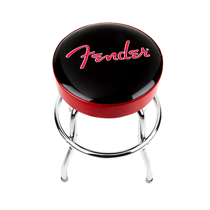 Bild på Fender® Red Sparkle Logo Barstool Black/Red Sparkle 30"