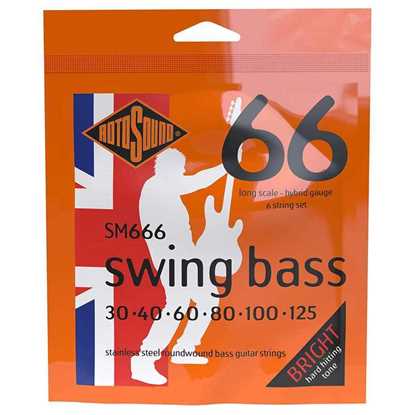 Bild på Rotosound Swing Bass 66 string set 6 stainless steel 30-125
