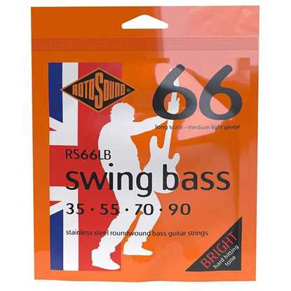 Bild på Rotosound Swing Bass 66 string set stainless steel 35-90